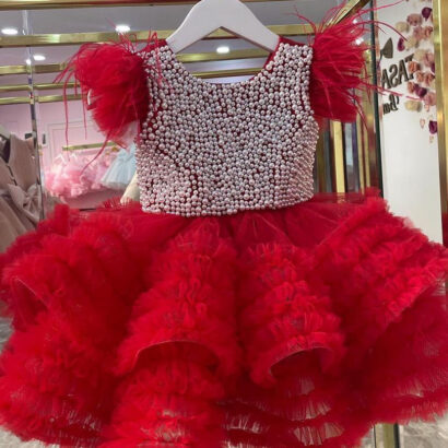 Red Luxury Gown for Kids