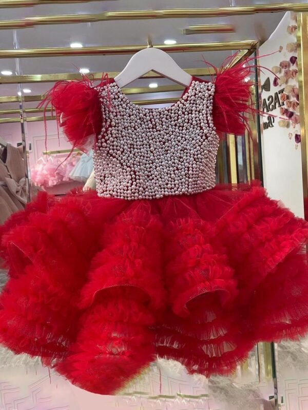 Red Luxury Gown for Kids