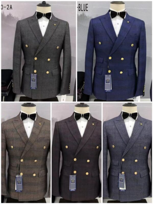 Buttoned Men's Suits