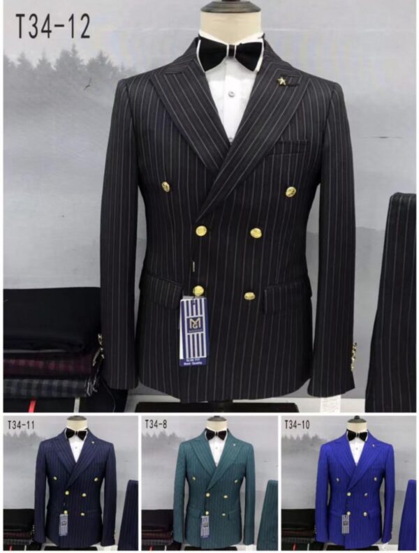 Buttoned Men's Suits