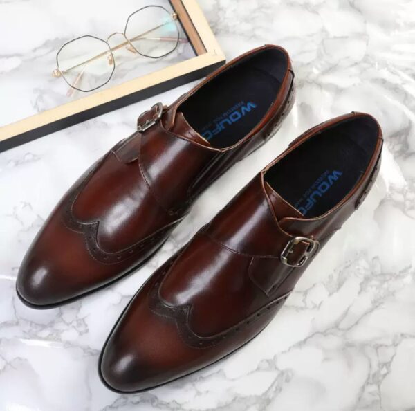 Executive Business Men Cooperate Leather Shoes